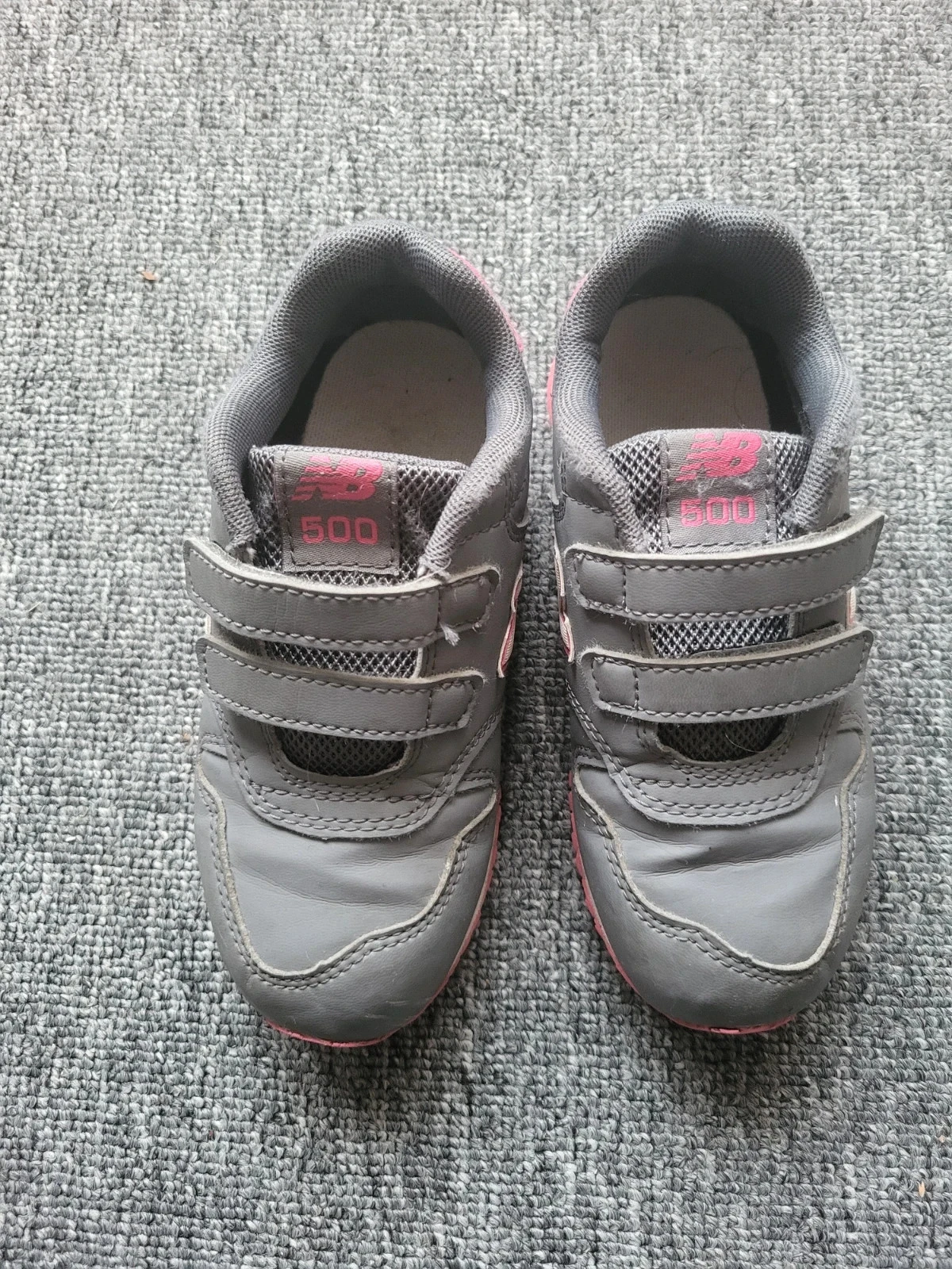 Sneakers New Balance 500 Meisje Maat 27,5 Grijs en Roze met Scratchs IV500NGP – photo 3